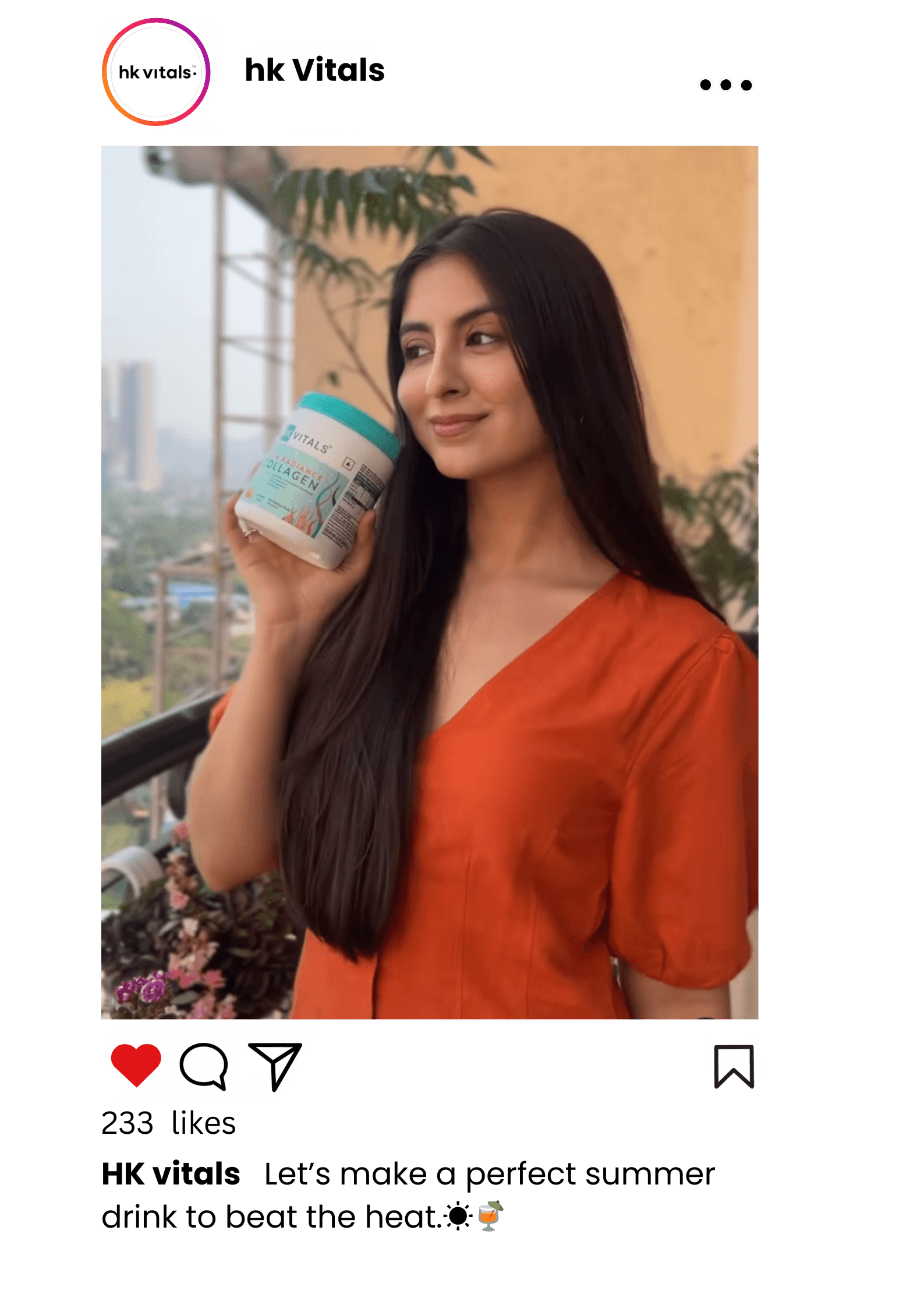 In this video shoot for HK Vitals marketing, featuring a person holding HK Vitals Collagen product, promoting health benefits.