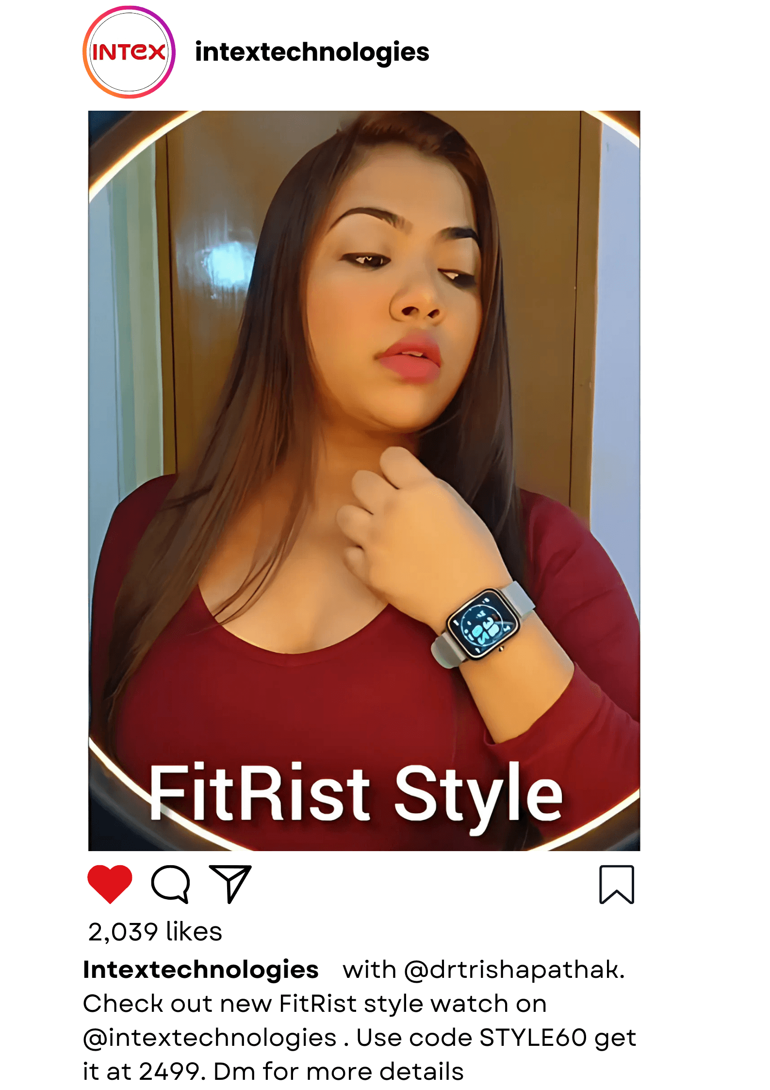 Showcasing the perfect blend of style and technology in this Intex FitRist video shoot! A smart marketing strategy to highlight the product’s features and elegance. #Intex #FitRist #ProductMarketing.
