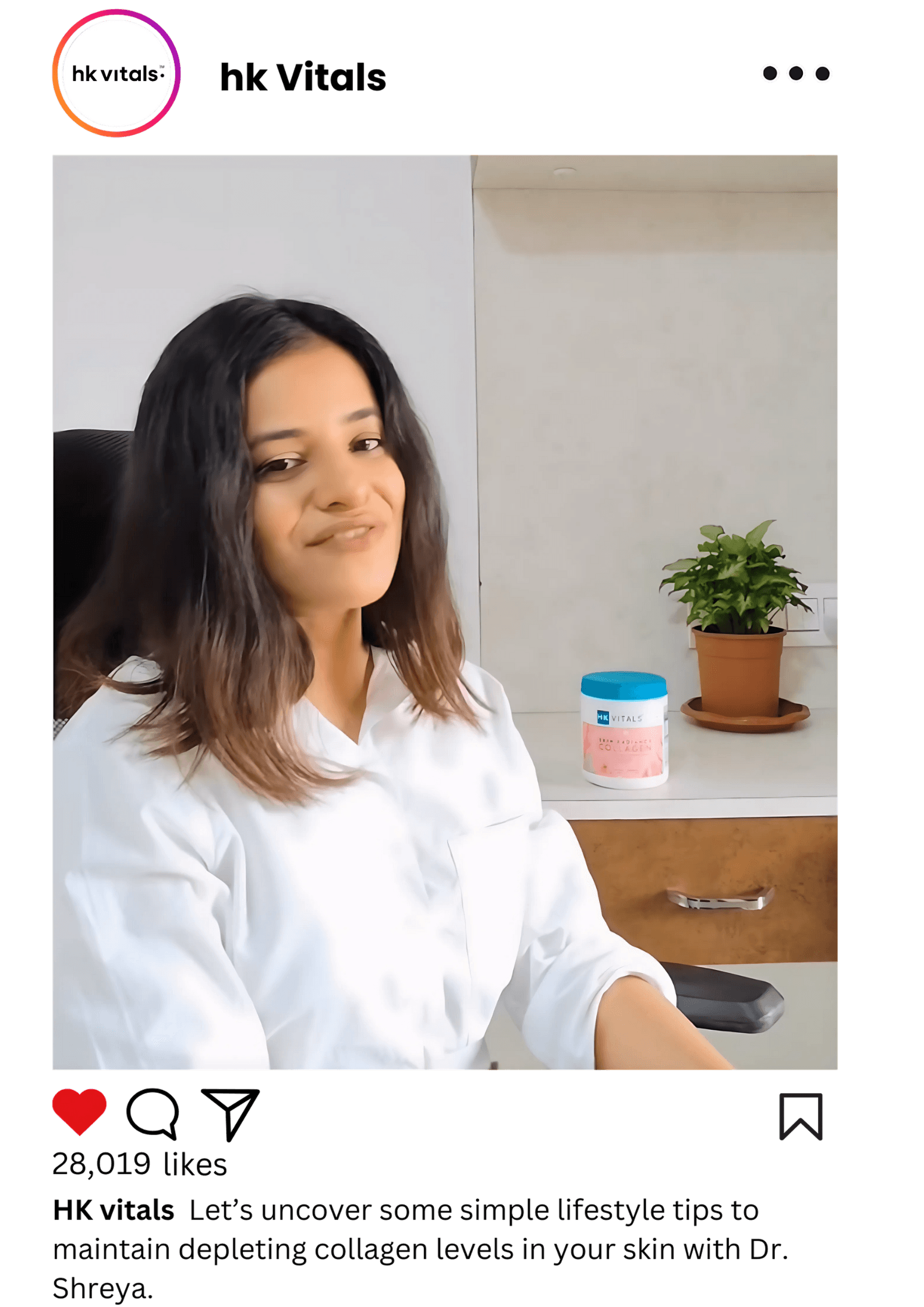A Dermatologist is talking about HK Vitals brand and their product goodness.