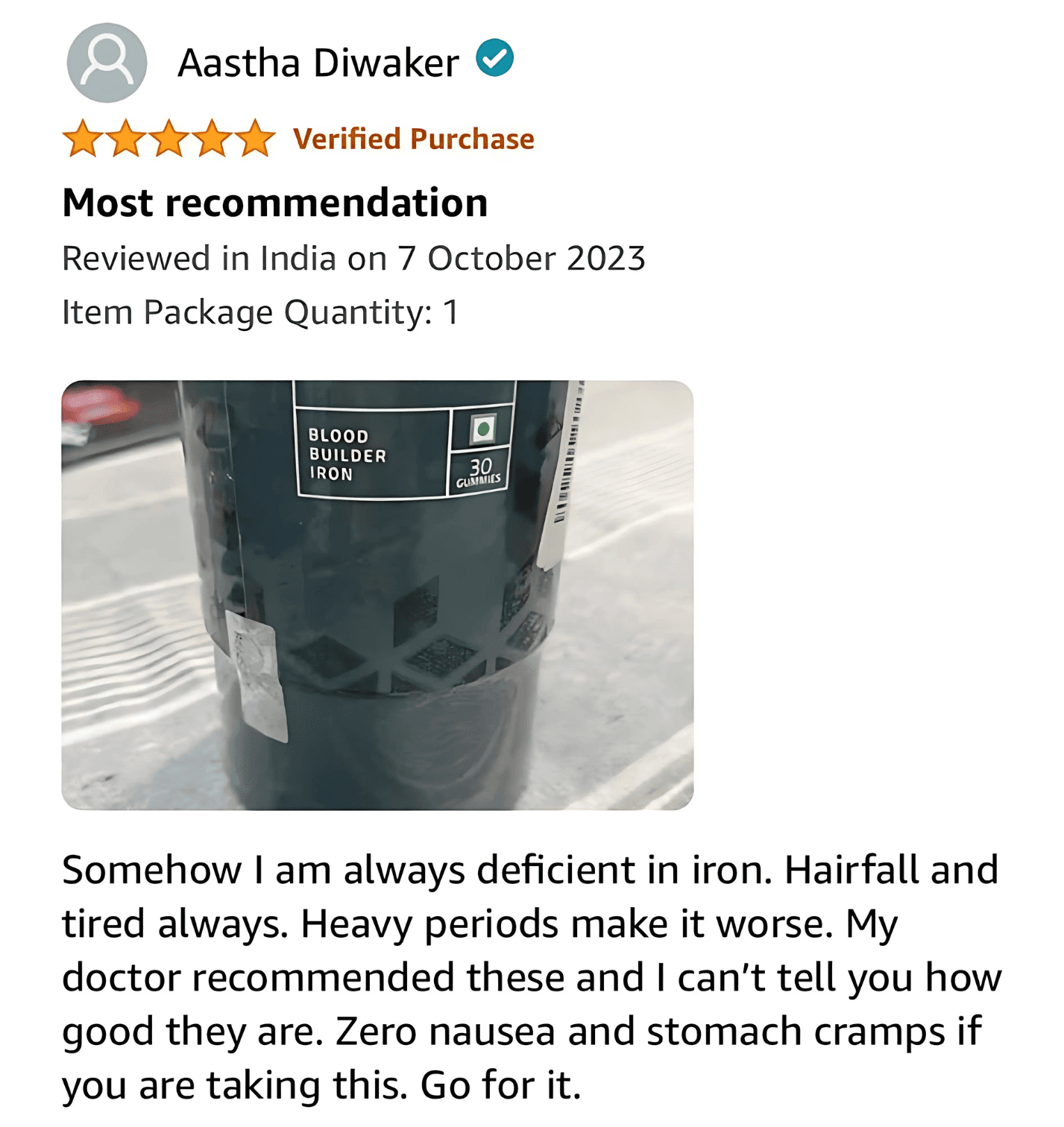amazon review by MVisionary