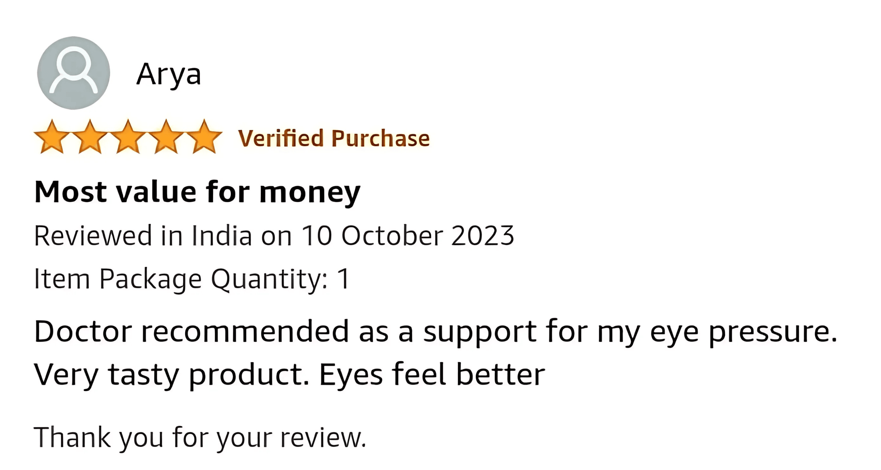 amazon review by MVisionary